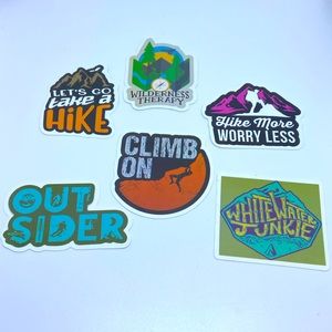 Adventure graffiti stickers